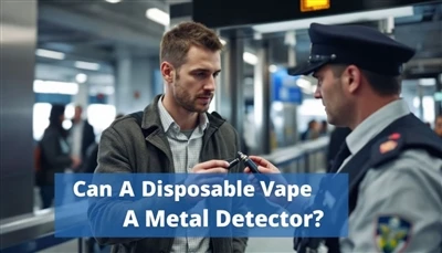 Vape dùng một lần có thể kích hoạt máy dò kim loại không?