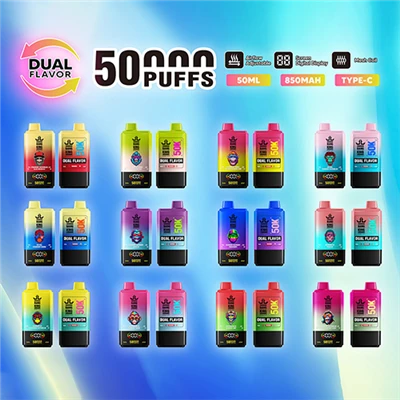 Bang King 50000 Puffs 50k Hương vị đôi dùng một lần