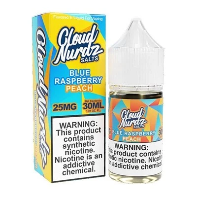 Blue Raspberry Peach của Cloud Nurdz TFN muối 30ml