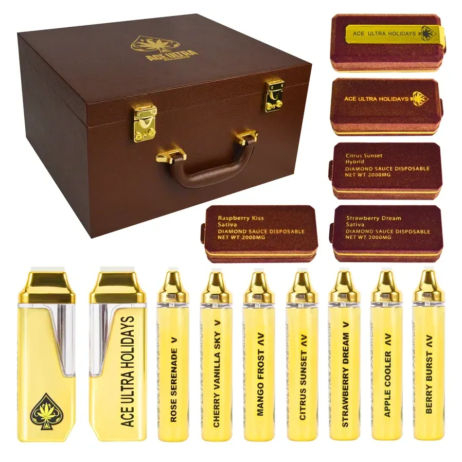 EMPTY Ace Ultra Premium Holiday Edition 2g Gold Vape dùng một lần