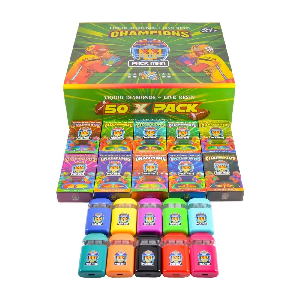 Packmn X NFL Buồng kép dùng một lần 2g