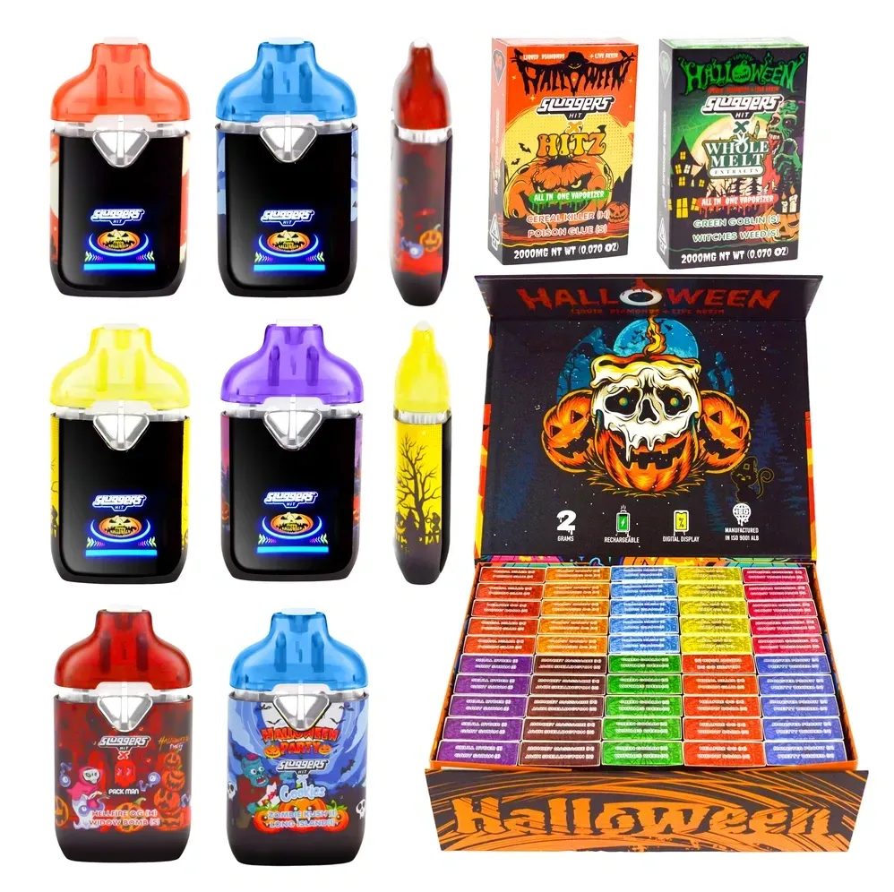 EMPTY Sluggers Hit Halloween 2g Công tắc bút Vape dùng một lần Hương vị kép