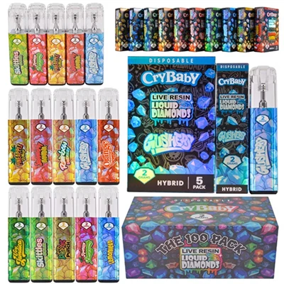 Những cây bút vape dùng một lần của Crybaby 2ml trống
