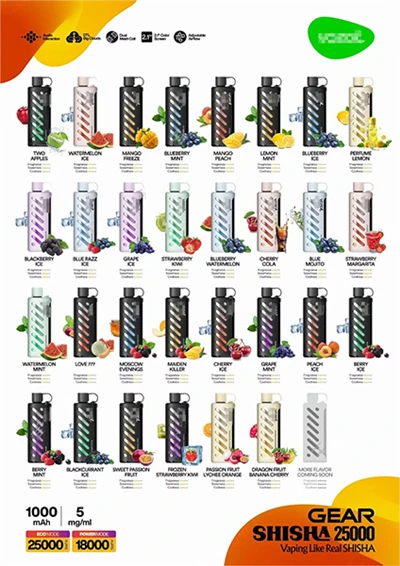 Vozol Gear Shisha 25000 Puffs Vape dùng một lần